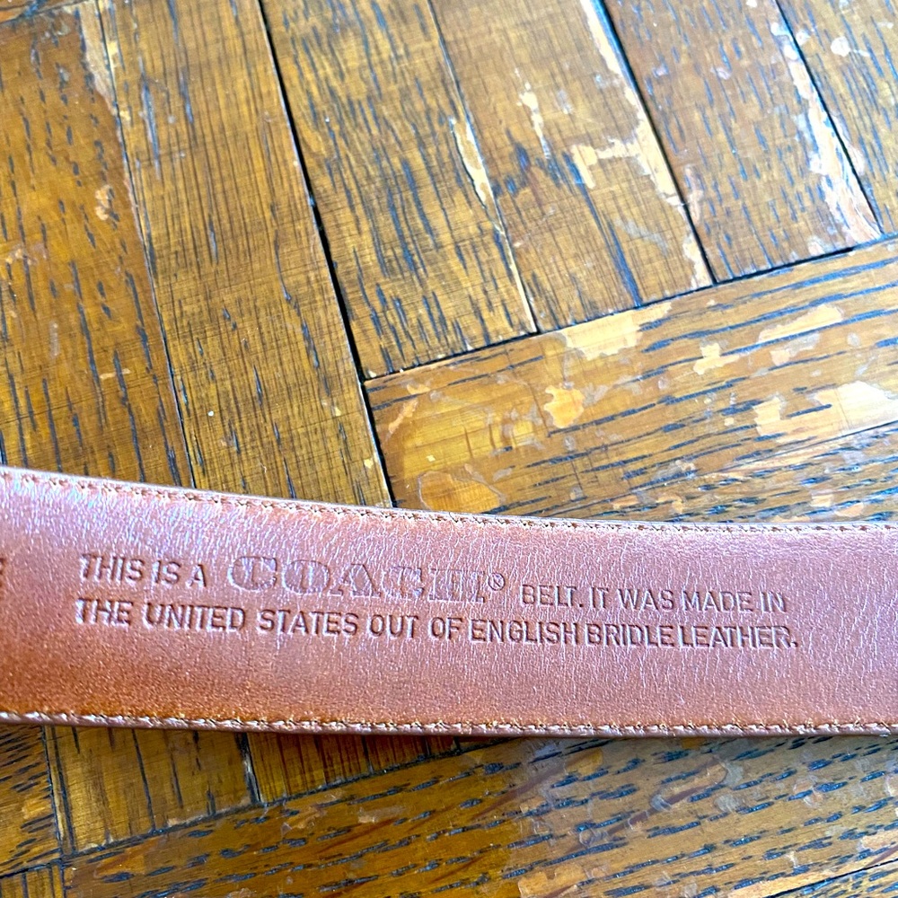 EUC Coach Men’s Belt - Size 36 - Vintage - Picture 5 of 6